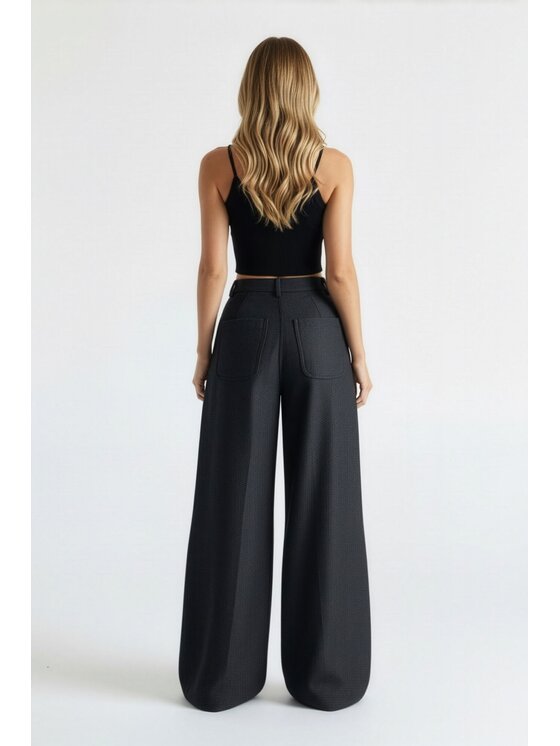 Hottie Hot Hottie Hot Τζιν PLEASE denim Μαύρο Oversize