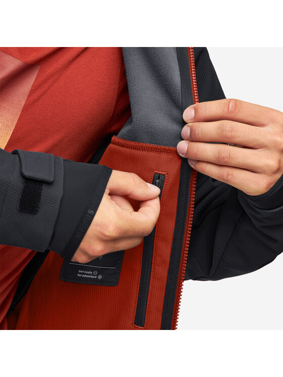 Alpinus Alpinus Kurtka softshell Pelat Pomarańczowy Regular Fit