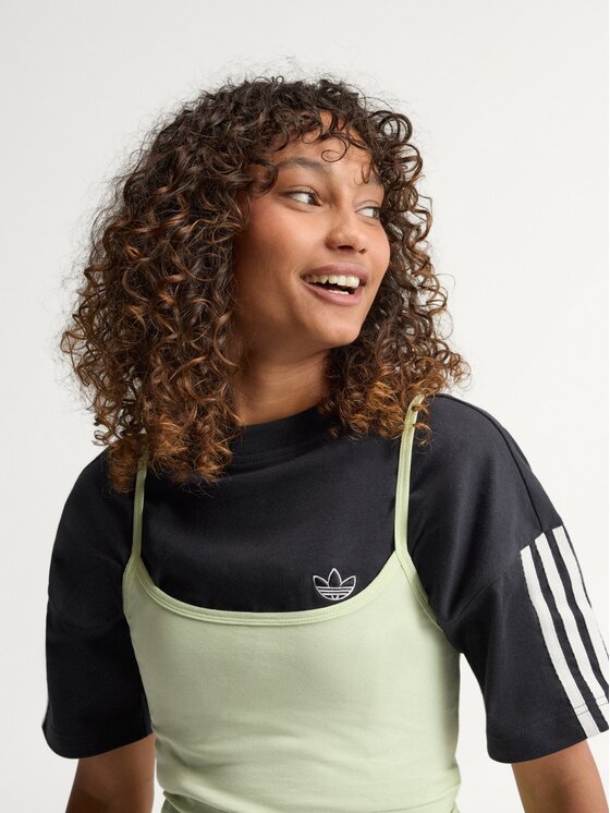 adidas adidas T-Shirt 173141 Czarny Oversize