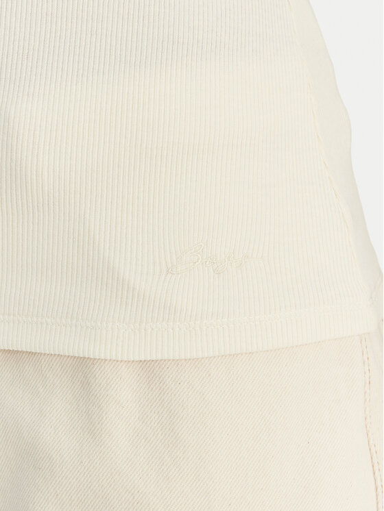 BOSS BOSS Felső C_Eplie 50553479 Ekru Slim Fit