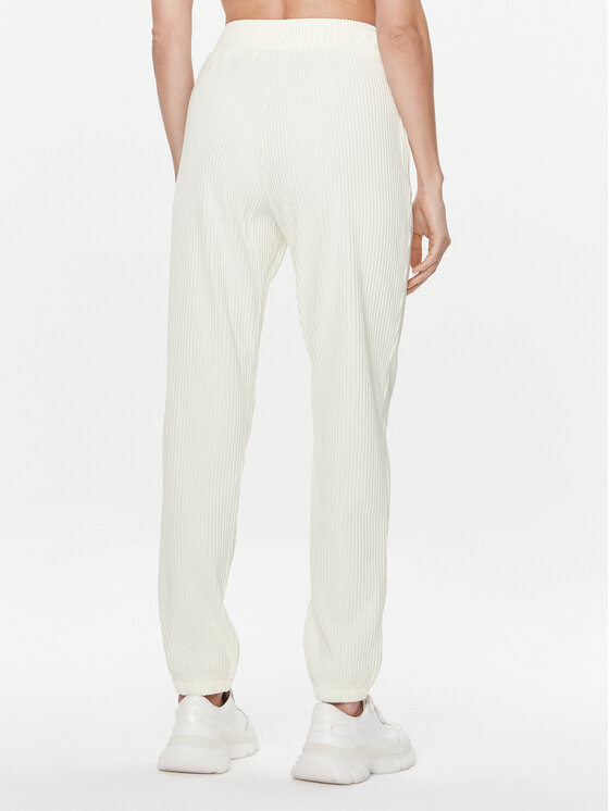 Guess Guess Pantaloni da tuta Aislin V4RB01 KC2T0 Bianco Regular Fit