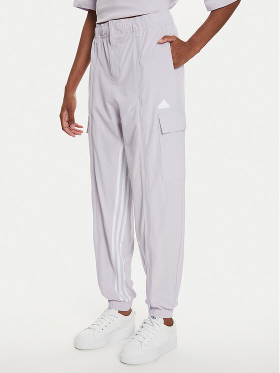 adidas Teplákové nohavice Dance All-Gender Versatile IS0907 Fialová Loose Fit