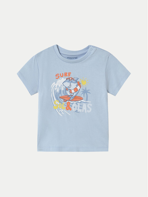 Mayoral Mayoral T-särk 1065 Sinine Regular Fit