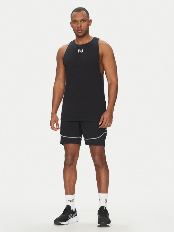 Under Armour Under Armour Tank top marškinėliai Zone 1361901 Juoda Loose Fit