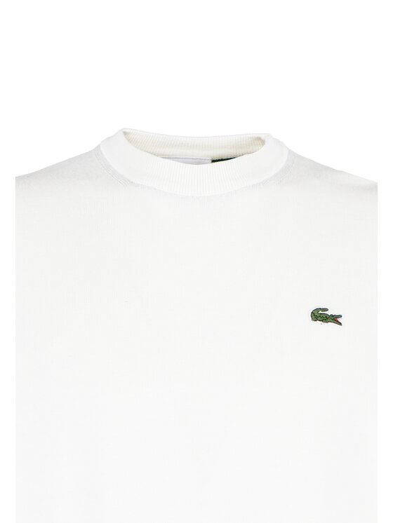 Lacoste Lacoste Sweter AH0128-70V Biały Regular Fit