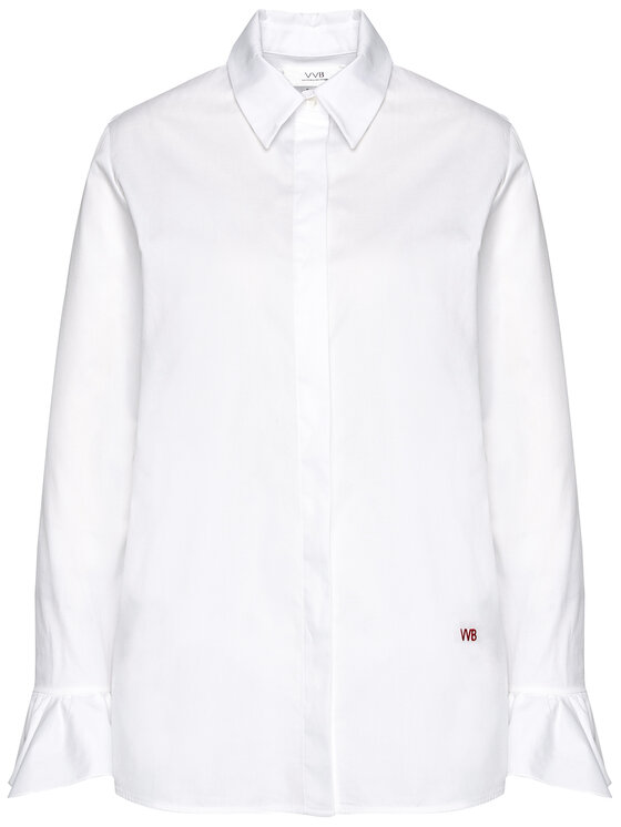 Victoria Victoria Beckham Victoria Victoria Beckham Srajca Stardust Poplin 2121WSH002279A Bela Regular Fit