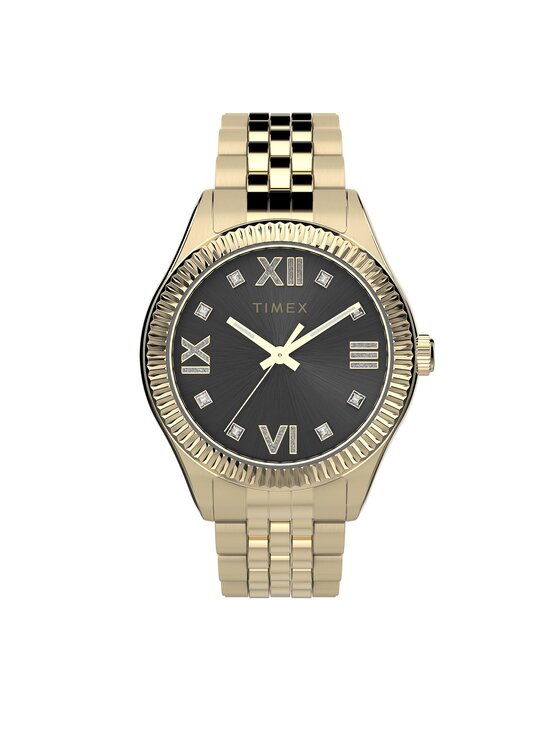 Timex Ročna ura Waterbury TW2V45700 Zlata