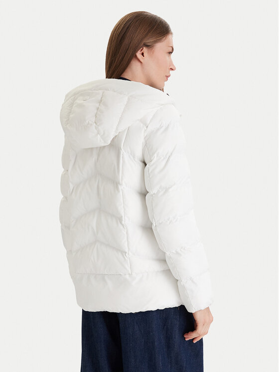 Geox Geox Zimní bunda Anylla W4628P T3144 F1680 Bílá Regular Fit