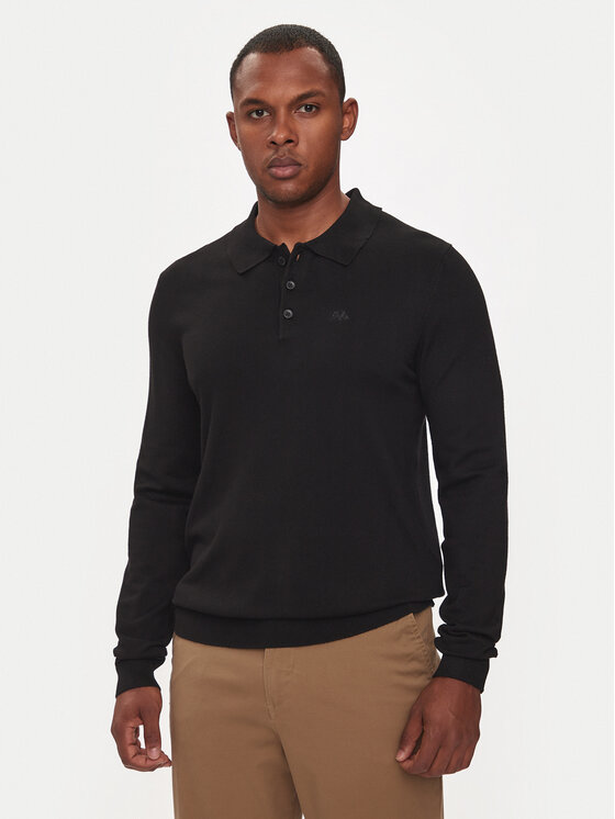 Lindbergh Lindbergh Polo 30-800144 Crna Regular Fit