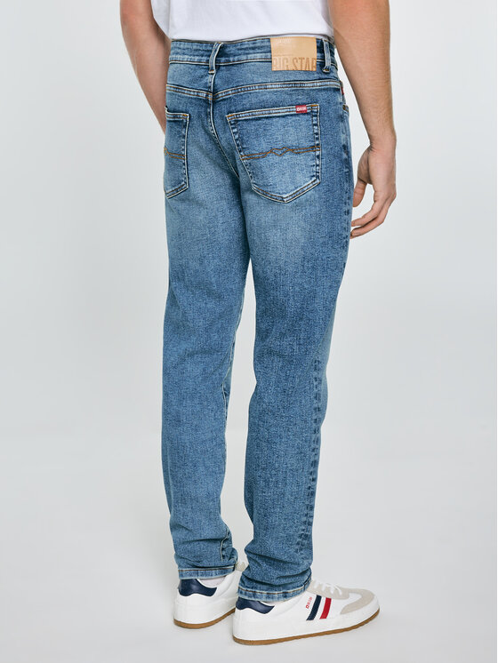 BIG STAR BIG STAR Jeansy QUENTIN Niebieski Tapered Fit