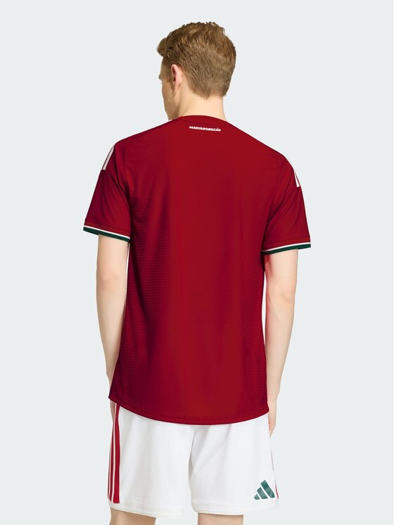adidas adidas Koszulka techniczna Hungary 26 Home Authentic Jersey Czerwony Slim Fit