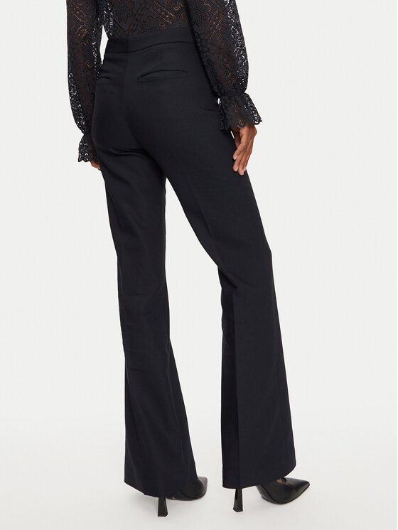 Morgan Morgan Παντελόνι υφασμάτινο 242-PFLOU.F Σκούρο μπλε Flare Fit