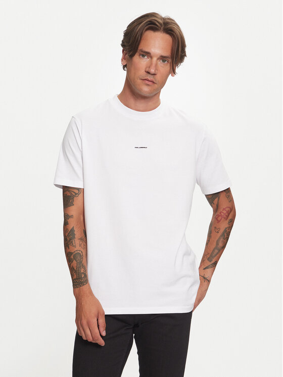 KARL LAGERFELD T-krekls 755053 544221 Balts Regular Fit