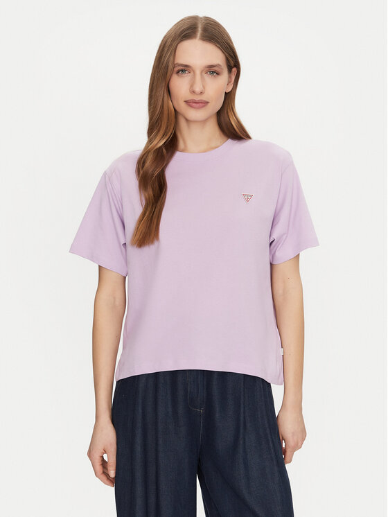 Guess Jeans Guess Jeans Tricou W4YI05 K8HM0 Violet Regular Fit