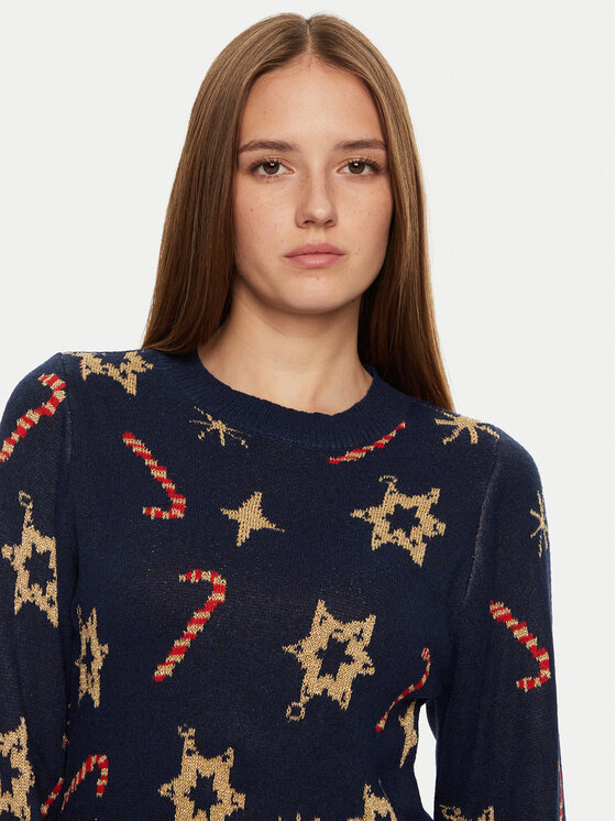 Pieces Pieces Sweater Sugar 17152789 Sötétkék Regular Fit