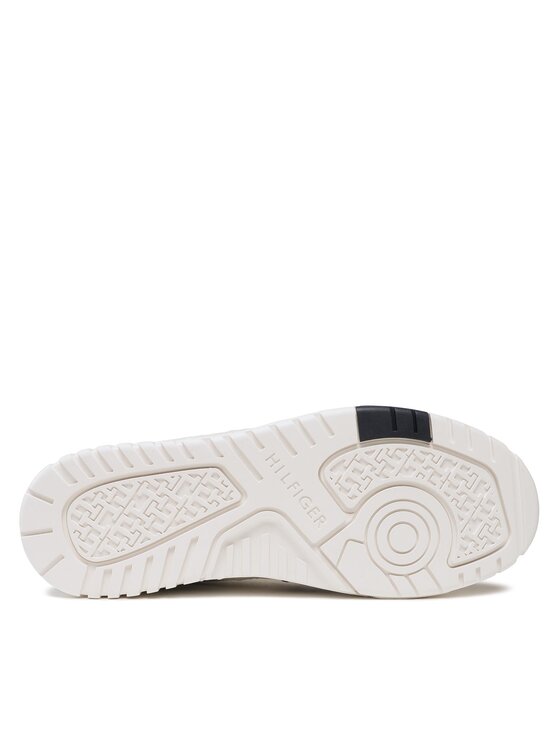 Tommy Hilfiger Tommy Hilfiger Sneakersy Th Basket Better Ii Lth Mix FM0FM04794 Brązowy