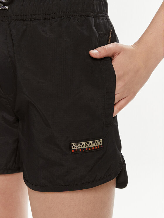 Napapijri Napapijri Szorty sportowe N-Boyd NP0A4HNN Czarny Regular Fit
