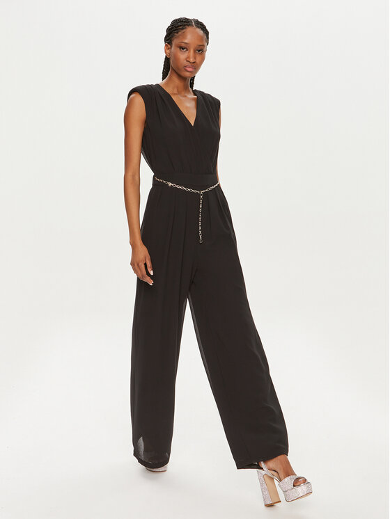 Morgan Morgan Jumpsuit 241-PIDOU Schwarz Regular Fit