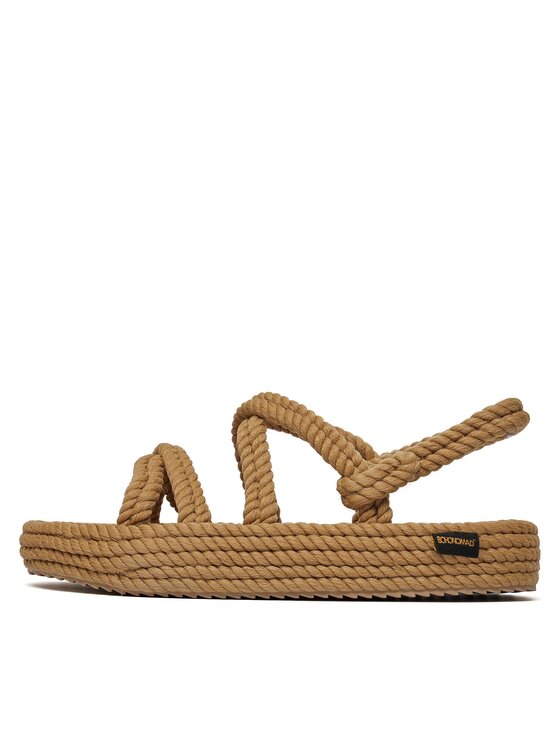 Bohonomad Bohonomad Sandalen Tahiti Platform TAH.0012.PRS Beige