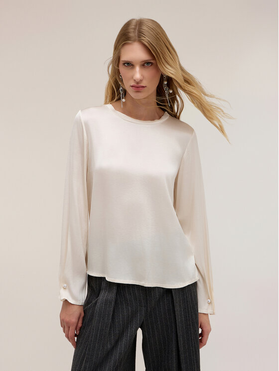 Motivi Motivi Blusa 2149Q002063N021 Bianco Regular Fit