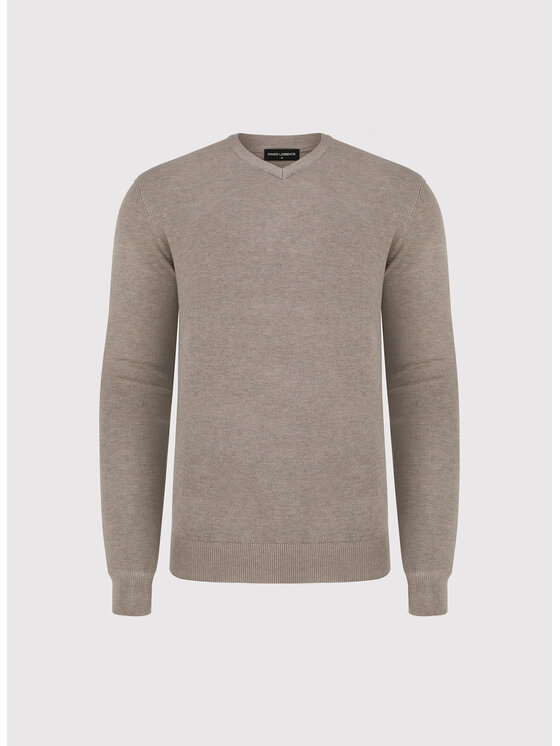 Pako Lorente Pako Lorente Sweter P25WN-2X-034 Brązowy Classic Fit