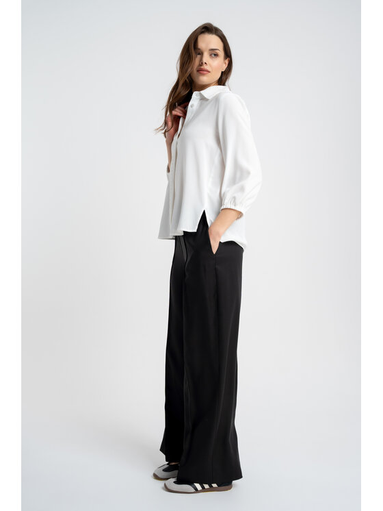 CLICK CLICK Košeľa 10-6699 Biela Loose Fit