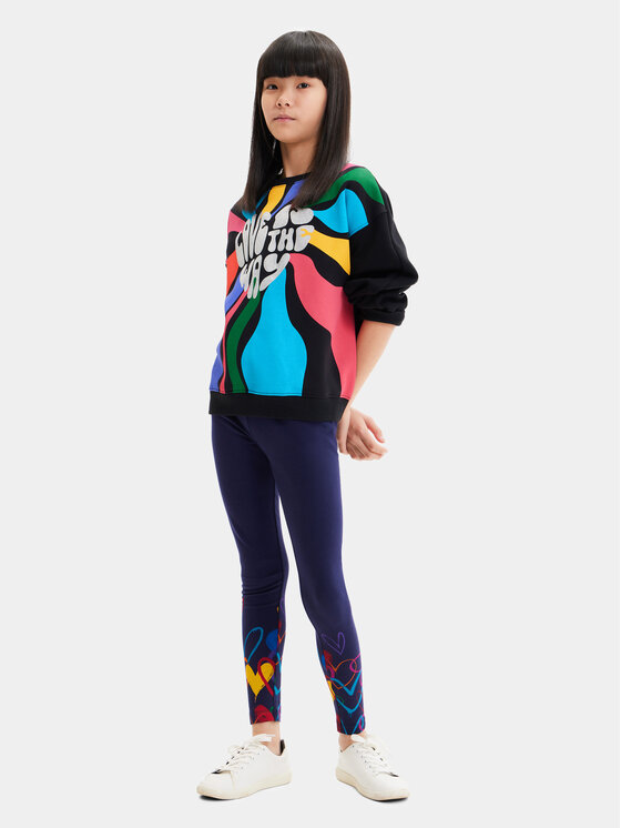 Desigual Desigual Colanți 23WGKK01 Albastru Regular Fit