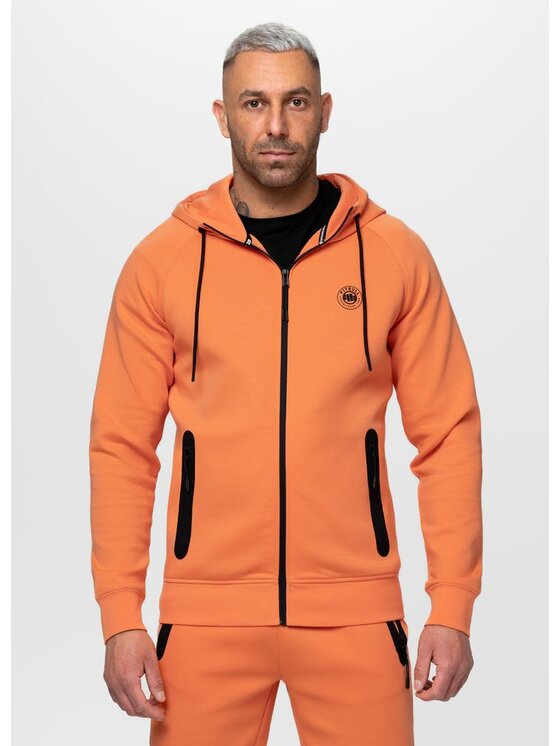 PITBULL PITBULL Bluza DOGWOOD Pomarańczowy Regular Fit