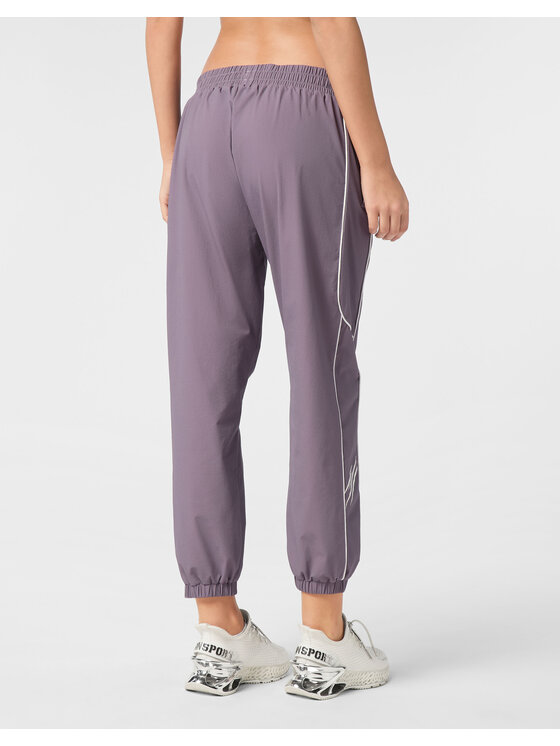 Plein Sport Plein Sport Joggers kalhoty 23437 Fialová Regular Fit