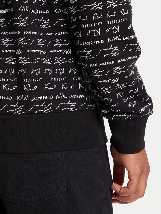 KARL LAGERFELD KARL LAGERFELD Sweatshirt 705109 553910 Schwarz Regular Fit