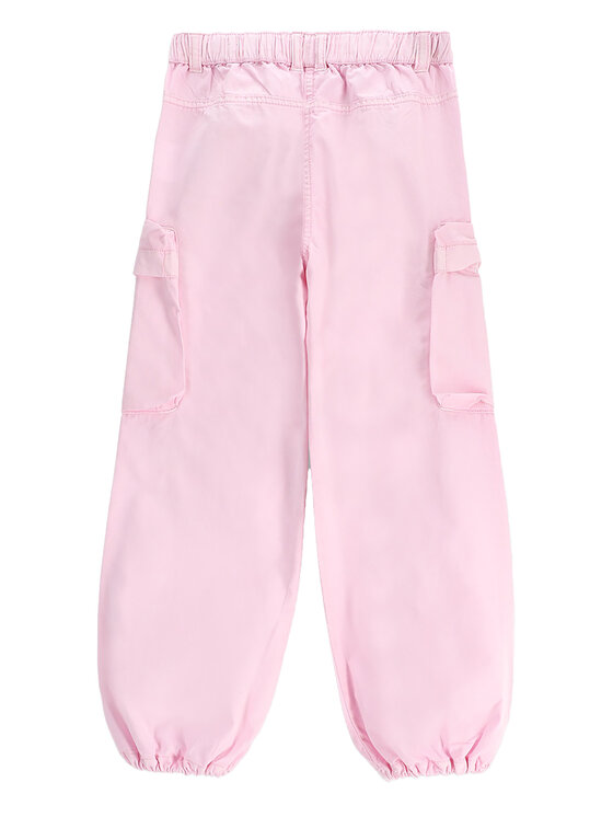 Coccodrillo Coccodrillo Medžiaginės kelnės WC5119101DGJ Rožinė Slim Fit