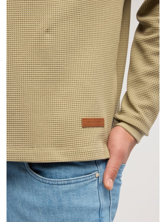 Trussardi Trussardi Felpa G8208000108N025 Verde Regular Fit