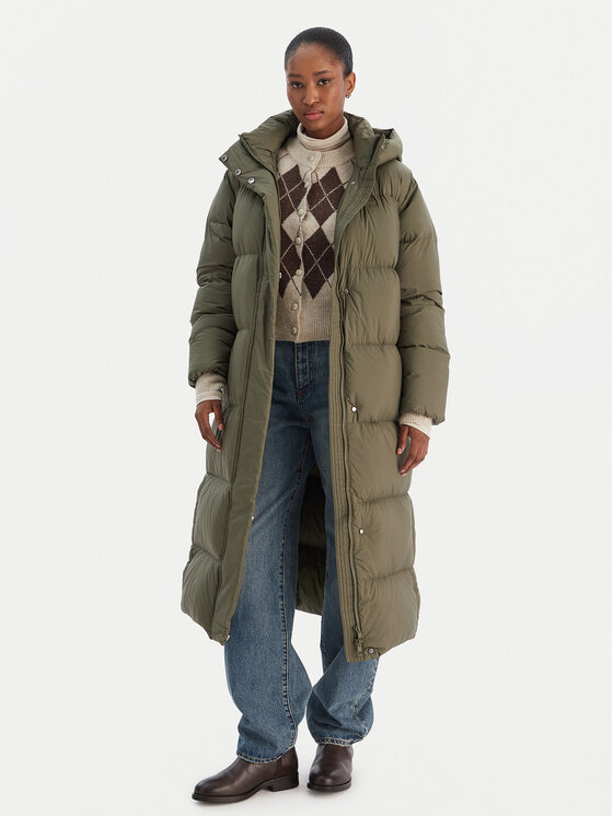 Tommy Hilfiger Tommy Hilfiger Vatovaná bunda Modern WW0WW46536 Zelená Regular Fit