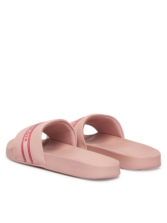Tommy Hilfiger Tommy Hilfiger Šlepetės Logo Tape Webbing FW0FW09359 Rožinė