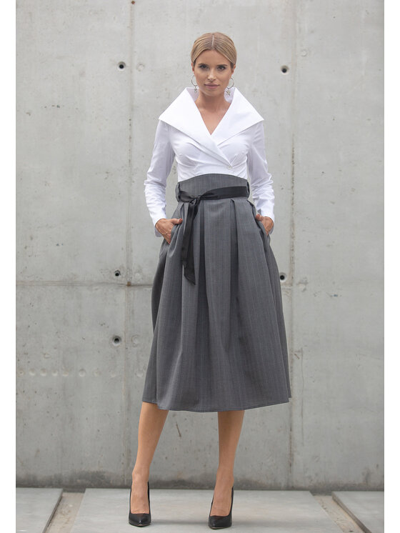 Kasia Zapała Kasia Zapała Spódnica Spódnica Velia Czarny Regular Fit