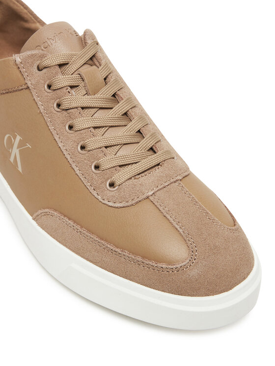 Calvin Klein Calvin Klein Laisvalaikio batai Low Pro Cups Lth Mix Mg HW0HW02825 Smėlio