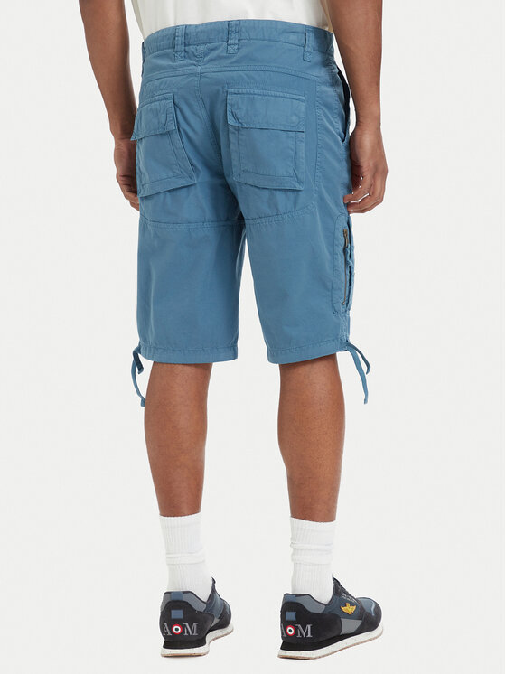 Aeronautica Militare Aeronautica Militare Pantaloncini di tessuto 261BE0041UCT01122 Blu Regular Fit