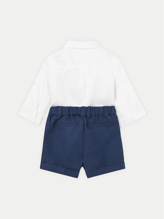 Mayoral Mayoral Set Hemd und Stoffshorts 01220 Blau Regular Fit