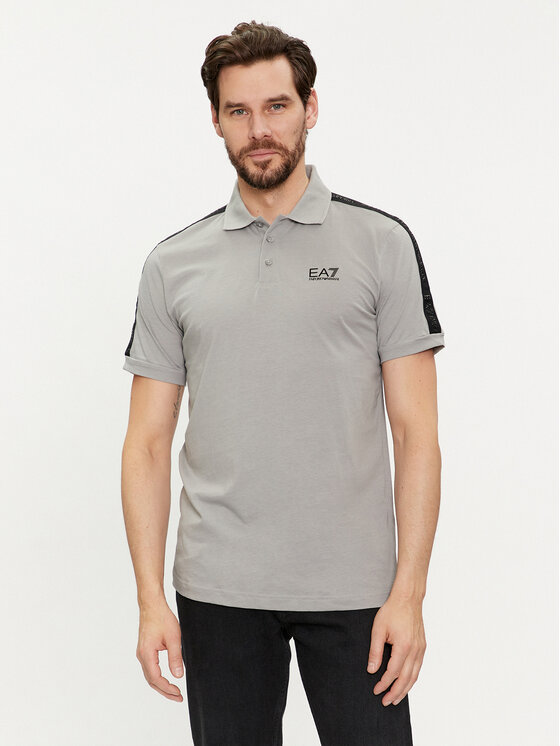 EA7 Emporio Armani Polo 3DPF23 PJ02Z 0923 Siva Regular Fit