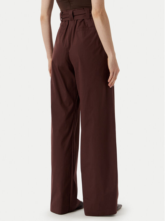 Marella Marella Stoffhose Navile 2613131072 Braun Relaxed Fit