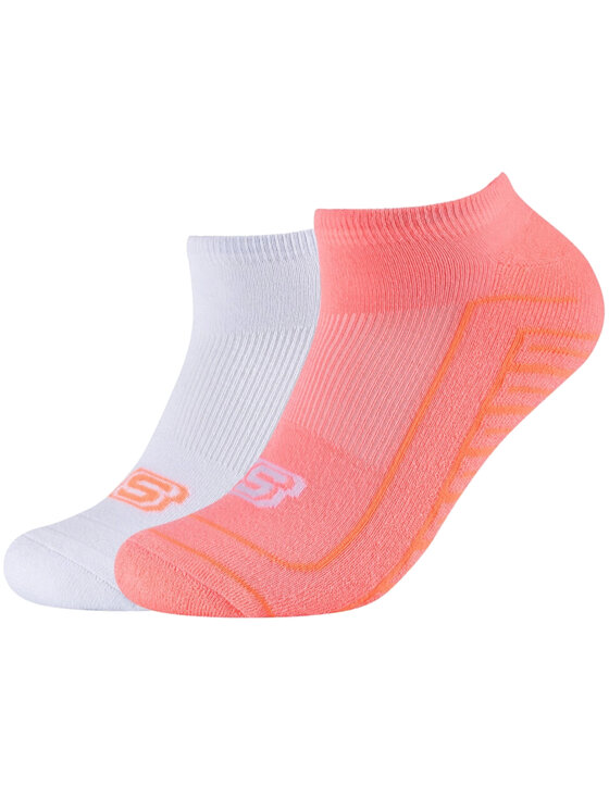 Skechers Skechers Calzini corti Skechers 2PPK Basic Cushioned Sneaker Socks Rosso