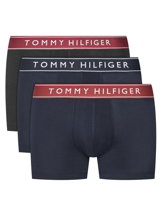 Tommy Hilfiger Tommy Hilfiger Set de boxeri﻿ UM0UM03881 Negru