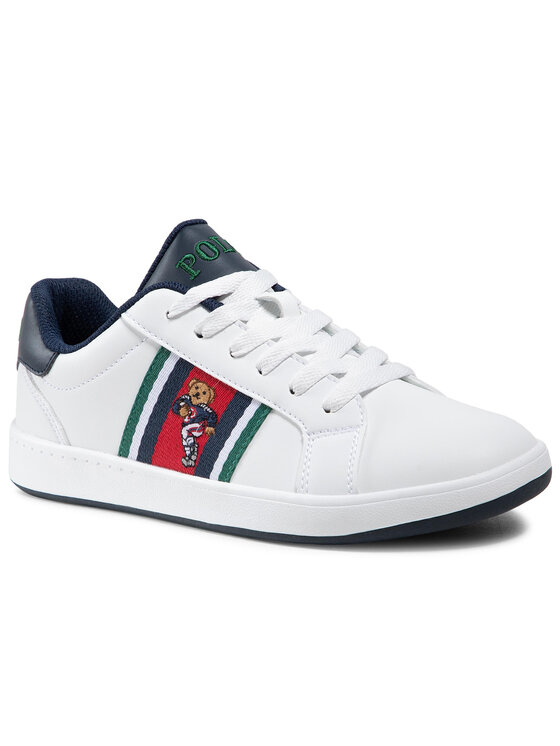 Polo Ralph Lauren Sneakers Oaklynn II Bear RF102541 Blanc | Modivo.fr