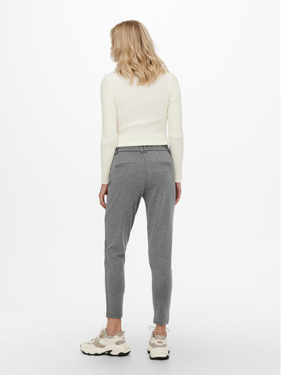 ONLY ONLY Auduma bikses Poptrash 15115847 Pelēks Regular Fit