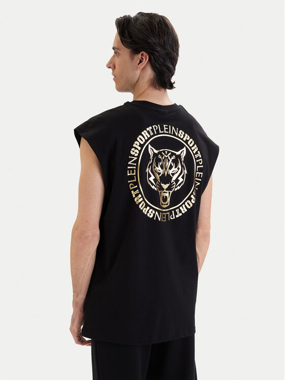 Plein Sport Plein Sport Tank top PAEC MRK0104 STE001N Černá Regular Fit