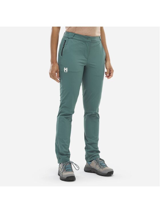 Millet Millet Spodnie outdoor Ubic Stretch Pant W Zielony Regular Fit