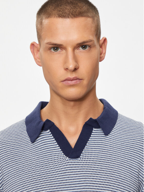 United Colors Of Benetton United Colors Of Benetton Polo 1094K3014 Granatowy Regular Fit