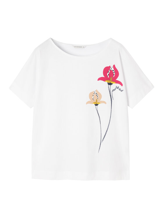 TATUUM Tatuum T-Shirt LALI Biały Classic Fit