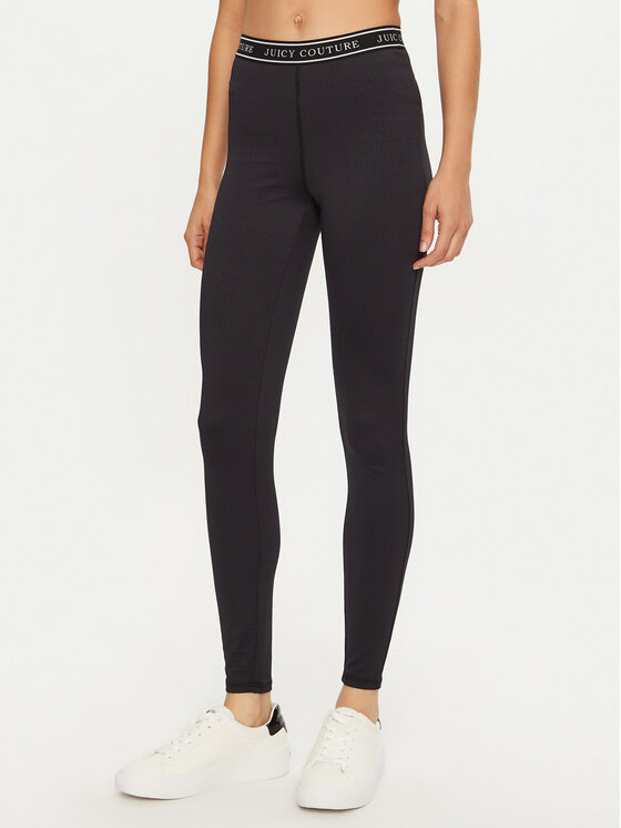 Juicy Couture Leggings Kia JCSML224413 Crna Slim Fit