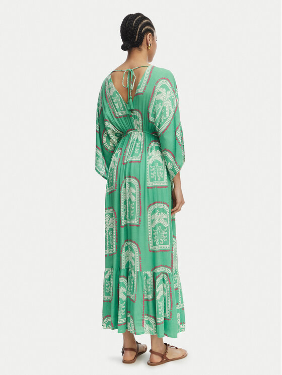 LOLA CASADEMUNT LOLA CASADEMUNT Ljetna haljina LS2616049 Svijetlo zelena Relaxed Fit